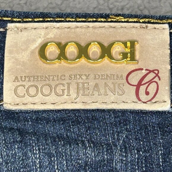 Coogi Jeans Womens 18W Bootcut Stretch Denim Gold Embroidered Pockets Y2K Retro - Picture 4 of 16
